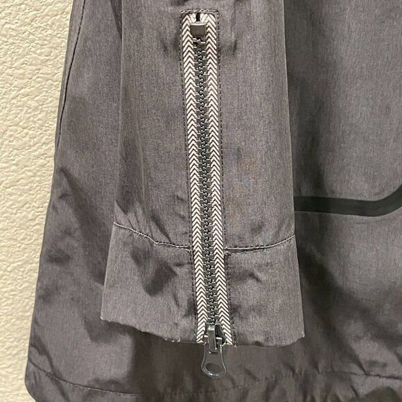 (NEW) MONDETTA Lightweight Wind/Rain Breaker Hooded Jacket, Charcoal - S/P - Picture 5 of 12